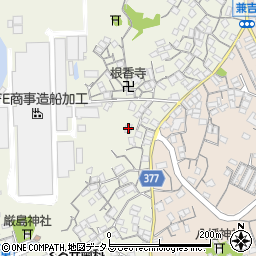 広島県尾道市向島町富浜甲-387周辺の地図