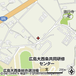 広島県東広島市西条町御薗宇3443周辺の地図