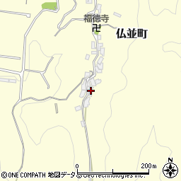 大阪府和泉市仏並町1383周辺の地図