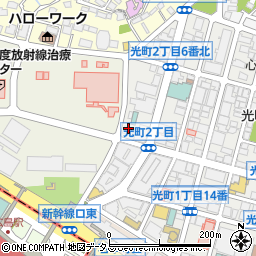 京セラコミュニケーションシステム株式会社周辺の地図