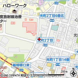 京セラコミュニケーションシステム株式会社周辺の地図