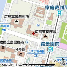 中国地方更生保護委員会周辺の地図