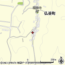 大阪府和泉市仏並町1381周辺の地図