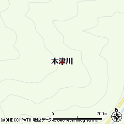 奈良県吉野郡東吉野村木津川周辺の地図