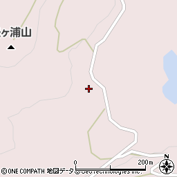山口県長門市日置上（矢ケ浦）周辺の地図