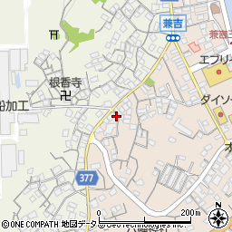 広島県尾道市向島町614-2周辺の地図