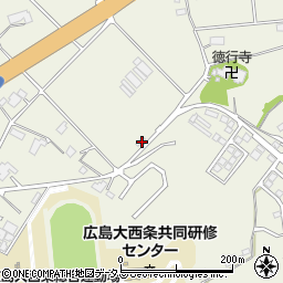 広島県東広島市西条町御薗宇3588周辺の地図