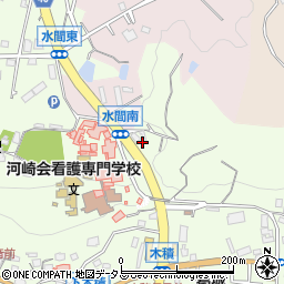 大阪府貝塚市水間41周辺の地図