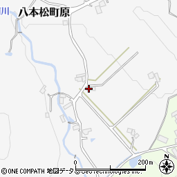 広島県東広島市八本松町原612周辺の地図