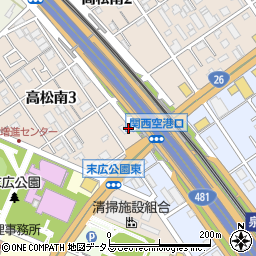 株式会社ＳＯＣ　泉佐野工場周辺の地図