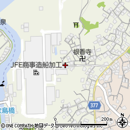 広島県尾道市向島町198周辺の地図