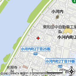 広島県広島市西区小河内町周辺の地図