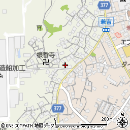 広島県尾道市向島町417周辺の地図