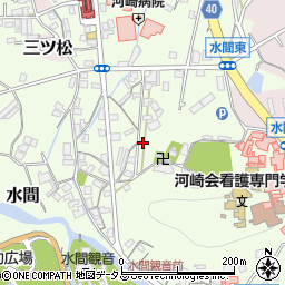 大阪府貝塚市水間75周辺の地図