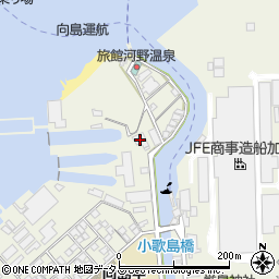 広島県尾道市向島町864-1周辺の地図