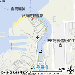 広島県尾道市向島町862周辺の地図