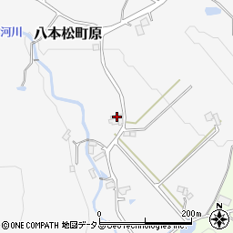 広島県東広島市八本松町原492周辺の地図