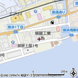 尾道諸品倉庫株式会社周辺の地図