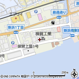 尾道諸品倉庫株式会社周辺の地図