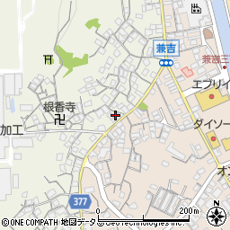 広島県尾道市向島町458周辺の地図