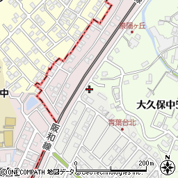 大阪府泉南郡熊取町青葉台1丁目11-45周辺の地図