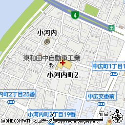 広島スバル株式会社　部品センター周辺の地図