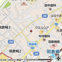 大阪府泉佐野市羽倉崎周辺の地図