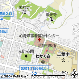 広島市心身障害者福祉センター周辺の地図
