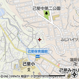 広島県広島市西区己斐上1丁目2周辺の地図