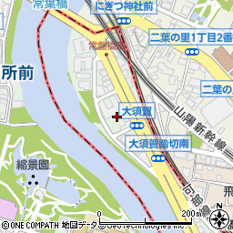 シャンボール広交周辺の地図