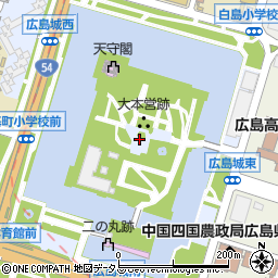 広島城跡周辺の地図