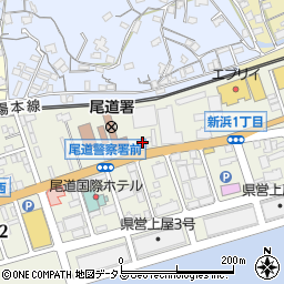ａｐｏｌｌｏｓｔａｔｉｏｎ尾道ＳＳ周辺の地図
