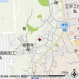 広島県尾道市向島町451-3周辺の地図