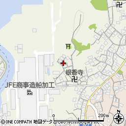 広島県尾道市向島町155-1周辺の地図