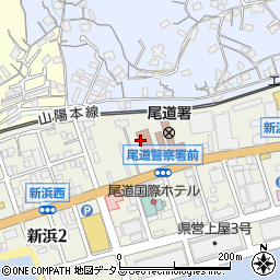 尾道簡易裁判所周辺の地図
