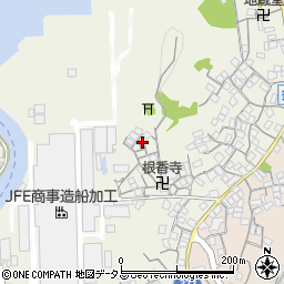 広島県尾道市向島町155-5周辺の地図