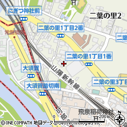 ジェイアールサービスネット広島周辺の地図