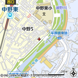 中須賀住宅集会室周辺の地図