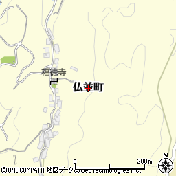 大阪府和泉市仏並町周辺の地図