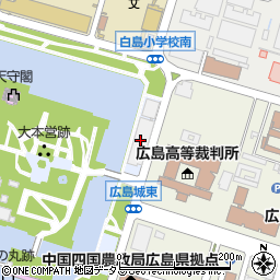 株式会社中国放送　人事部周辺の地図