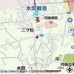 大阪府貝塚市水間228周辺の地図