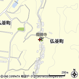 大阪府和泉市仏並町1716周辺の地図