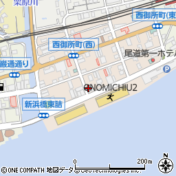 広島県尾道市西御所町周辺の地図