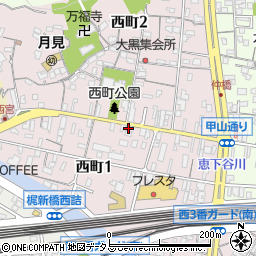 岩本たばこ店周辺の地図