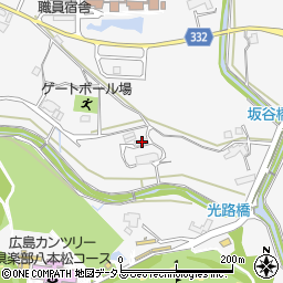 広島県東広島市八本松町原11099-2周辺の地図