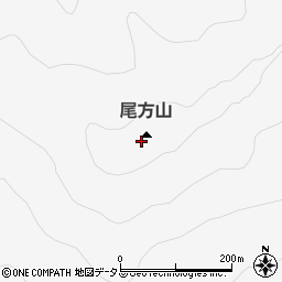 尾方山周辺の地図