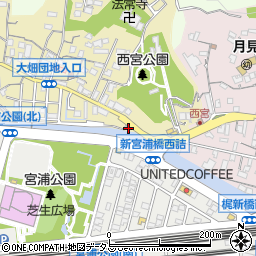 松尾仕出し料理店周辺の地図