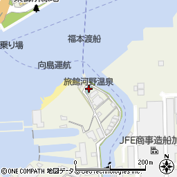 広島県尾道市向島町843-6周辺の地図