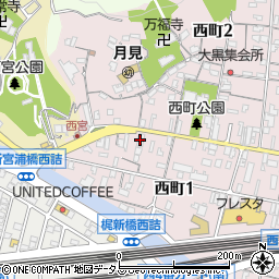 有限会社小西豆腐店周辺の地図