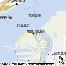 広島県尾道市向島町富浜851周辺の地図